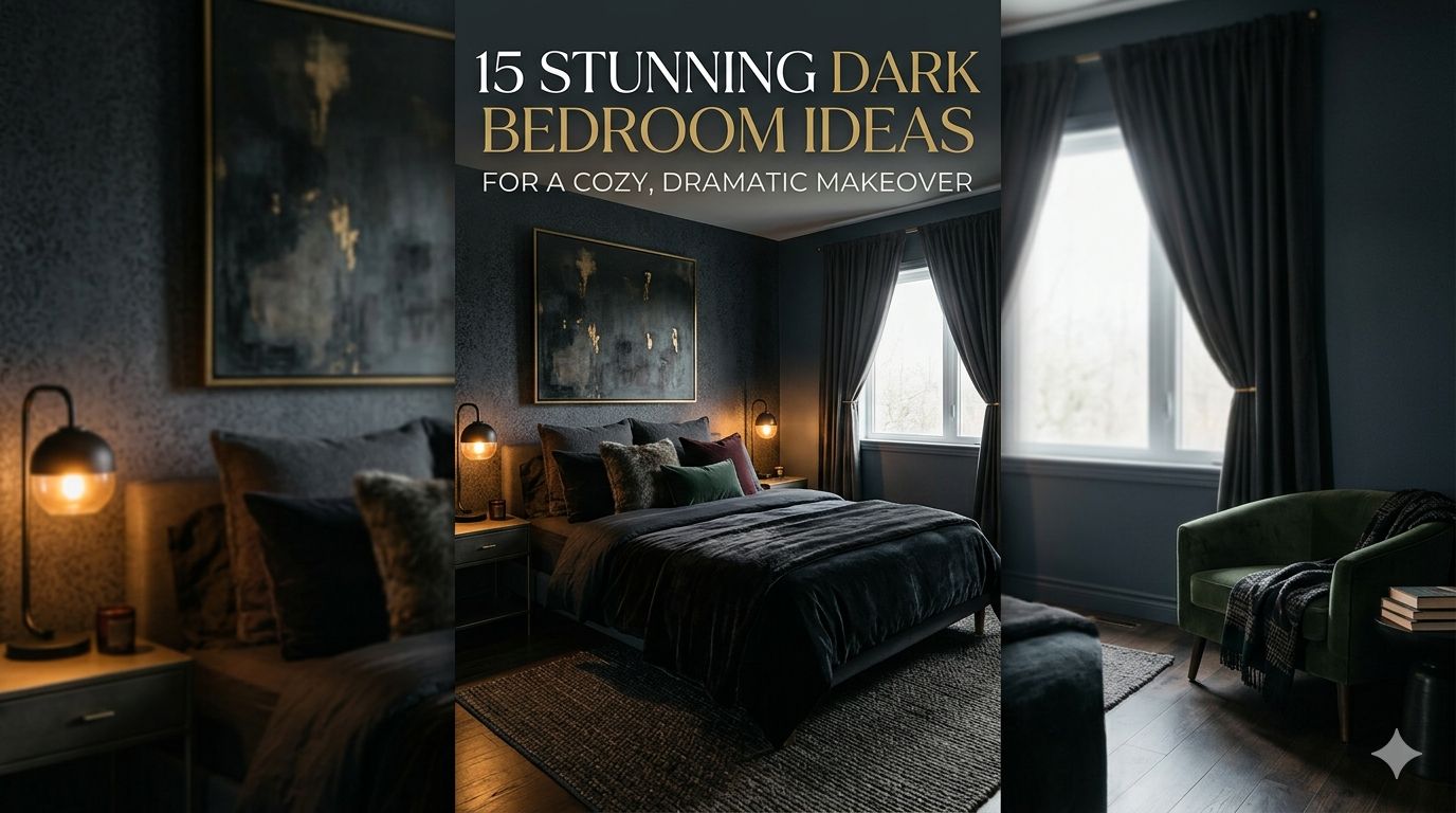 15 Stunning Dark Bedroom Ideas for a Cozy, Dramatic Makeover