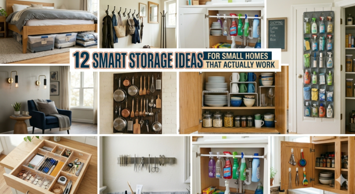 12 Smart Storage Ideas for Small Homes That Actually Work